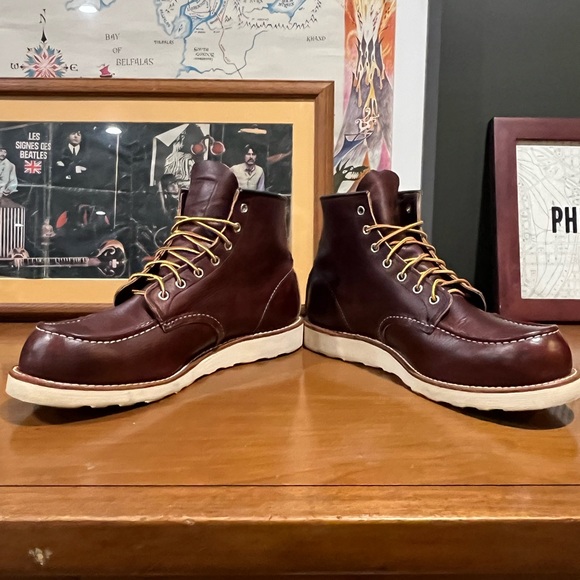 Like-New Red Wing Heritage Classic Moc Boots in Briar Oil Slick Leather - 8138 - Picture 6 of 8